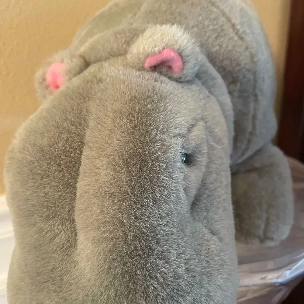 Plush Hippo Small of the Wild 1995 Plush Hippo 16 inch